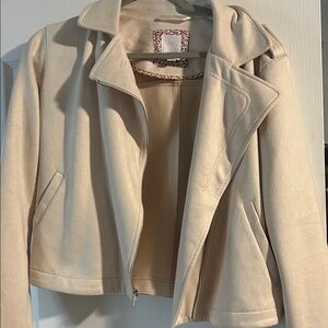 LC Lauren Conrad Cream Blazer